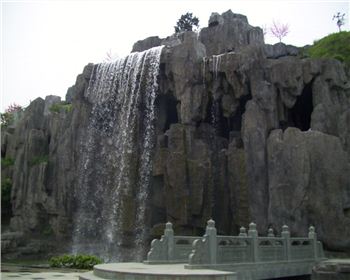  您知道成都grc假山中流水瀑布的作用嗎