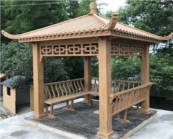 仿木涼亭是如何做出來(lái)的？