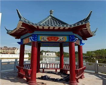 戶外室外庭院別墅實木仿古涼亭有哪些材質？